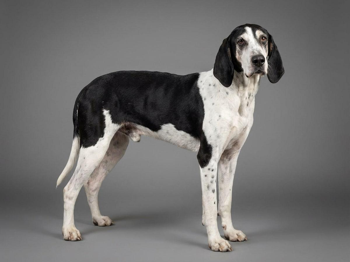 Chien Français Blanc et Noir